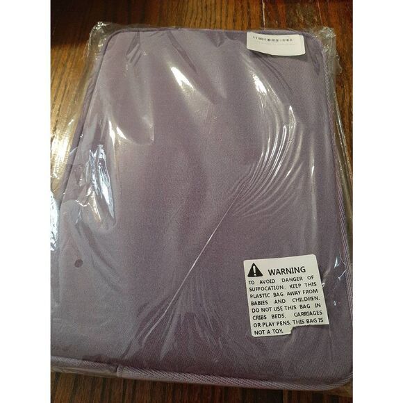 New Wocadi 5-in-1 Purple Floral MacBook Pro 13" Sleeve and Protection Kit - Picture 6 of 6